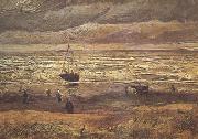 Vincent Van Gogh Beach at Scheveningen in Stormy Weather (nn04) Germany oil painting reproduction